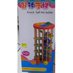 Juego didactico torre giratoria de madera