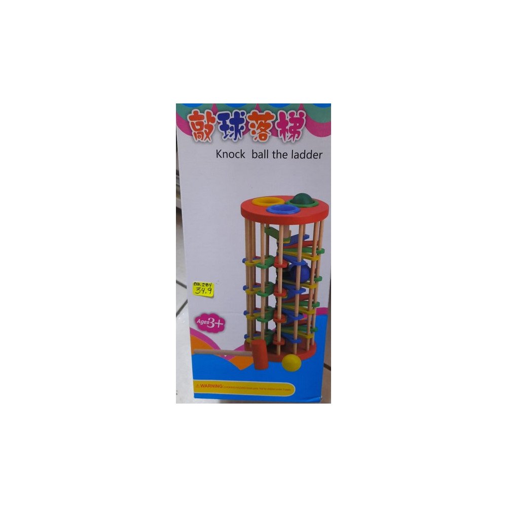 Juego didactico torre giratoria de madera