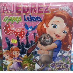 juego de mesa ajedrez dama y ludo princesa sofia