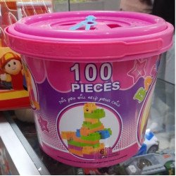 block lego niños  100 piezas