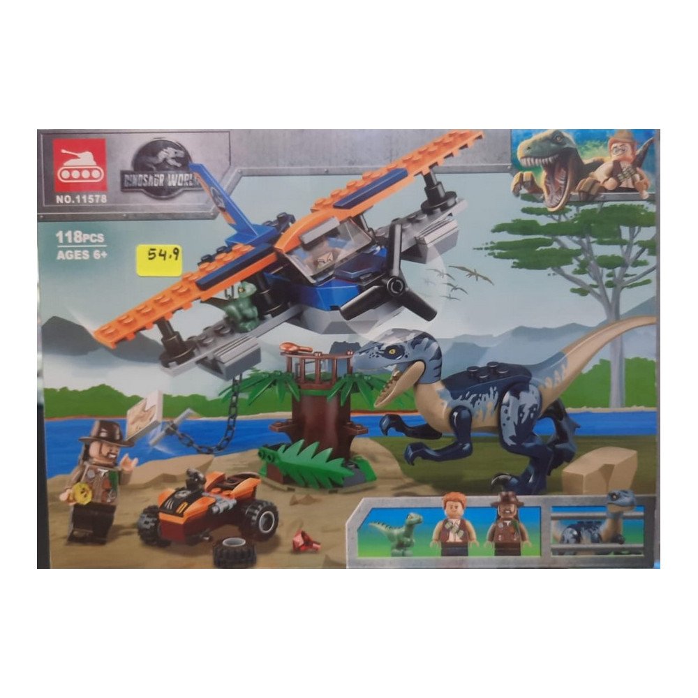 LEGO DINOSAURIO 118 PIEZAS