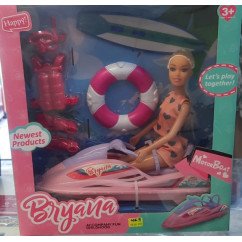 MUÑECA BRIANA CON MOTO ACUATICA