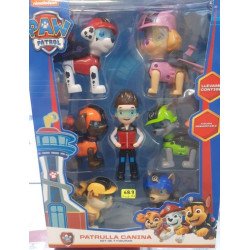 SET PAW PATROLL X7 PATRULLA CANINA
