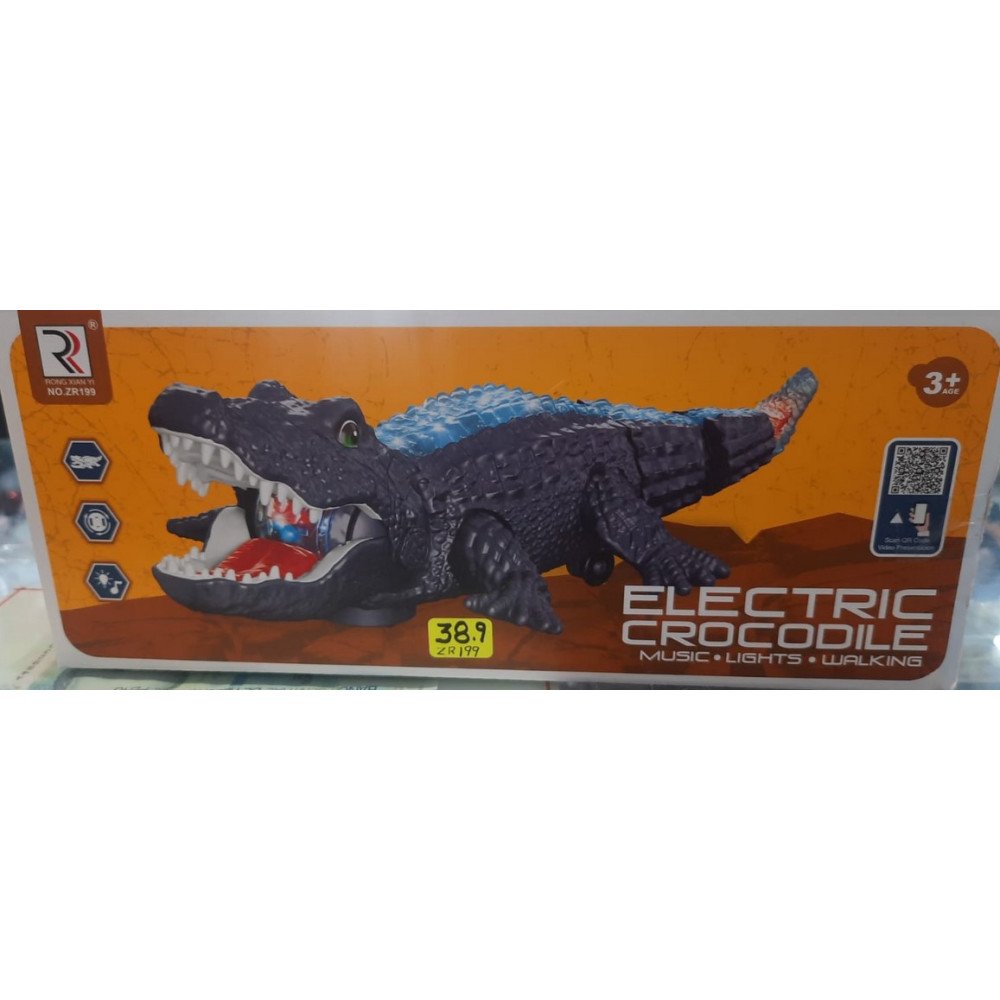 COCODRILO CON MUSICA, CAMINA Y CON LUCES
