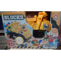 bloques didacticos en camion con conductor x 15 piezas