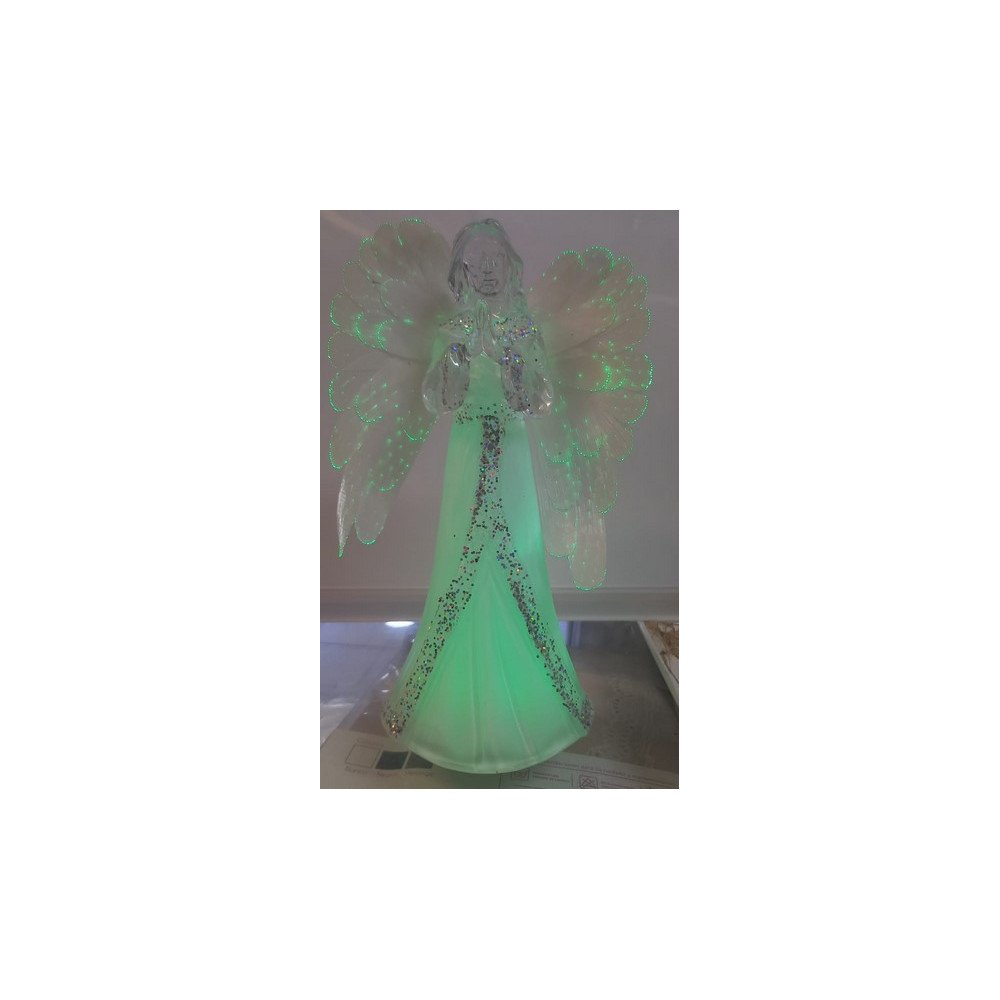 Adorno Angel de Navidad con luz