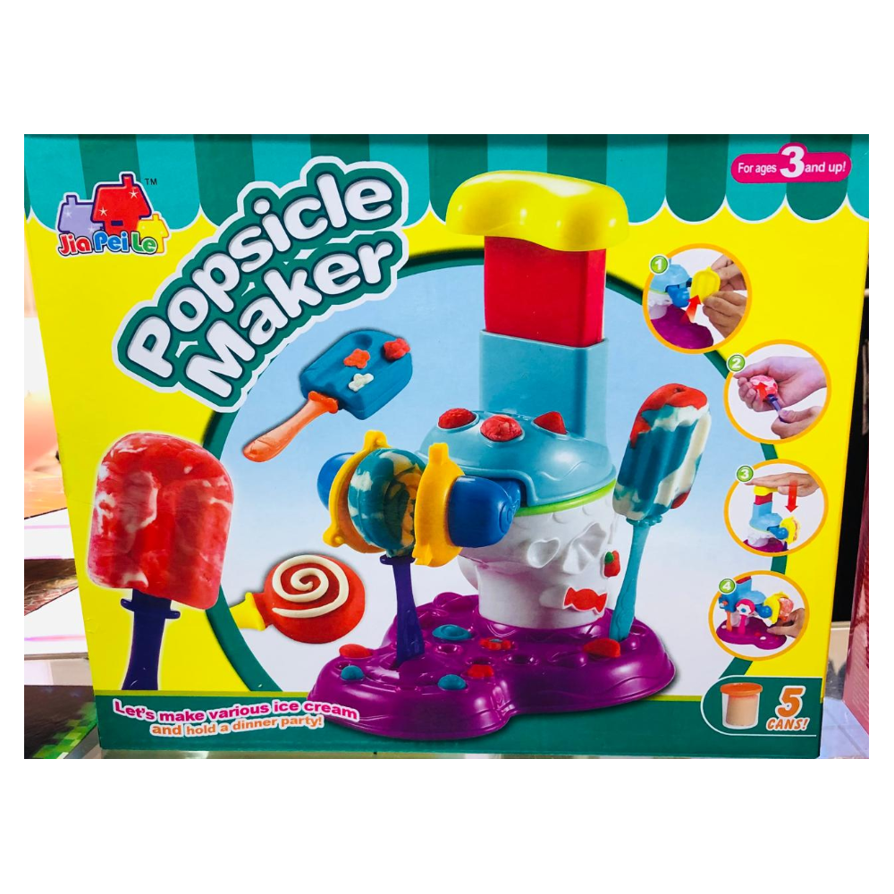set de plastilina para hacer helados