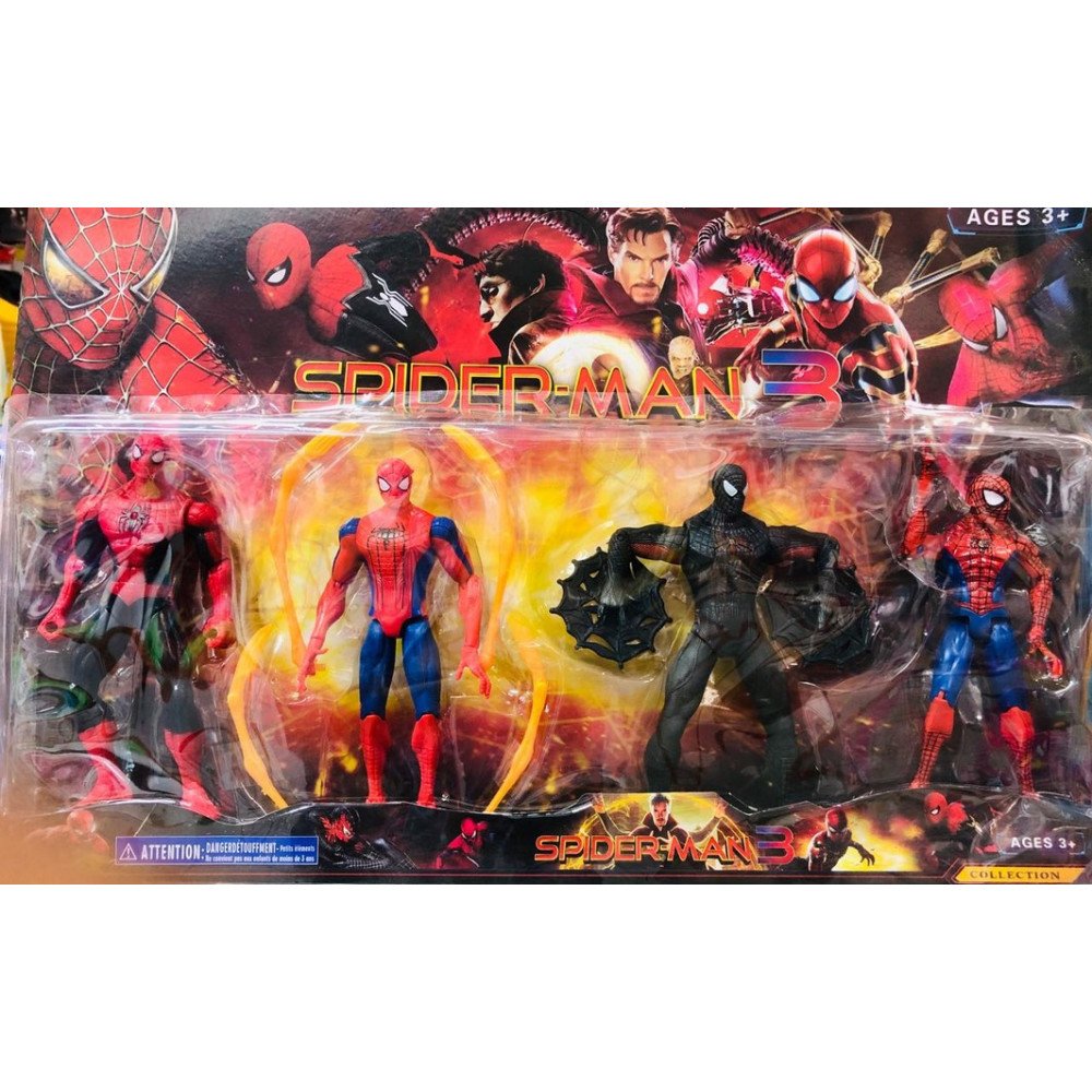 spiderman blister x4