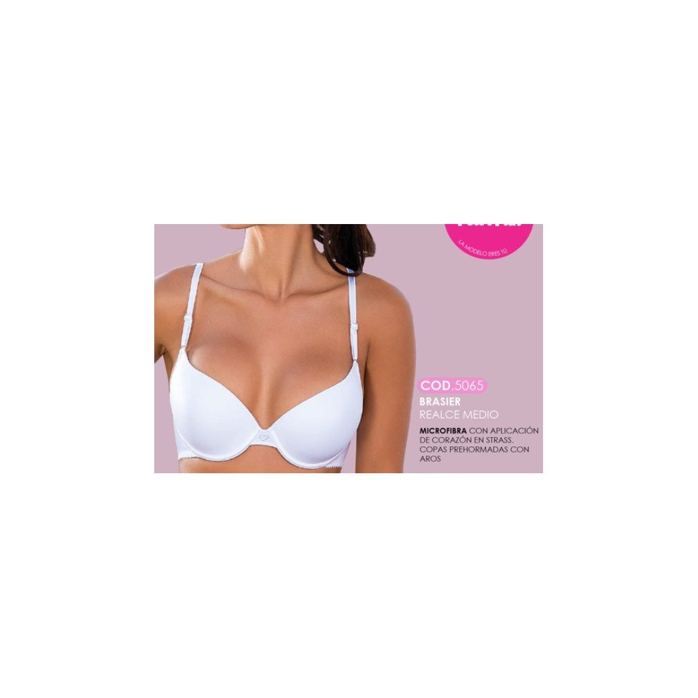5065 Brasier Realce Medio – Copa lisa – Peter pan